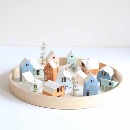 Papierhäuschen Advent von La Mesa-2
