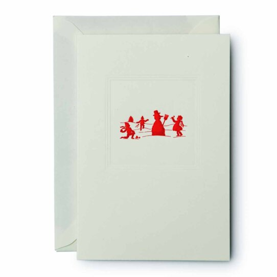 Schneemann Winter Karte von Crown Mill
