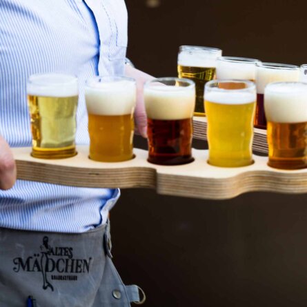 Braugasthaus Altes Maedchen der Ratsherrn Brauerei in den Hamburger Schanzen Hoefen am 18. April 2013