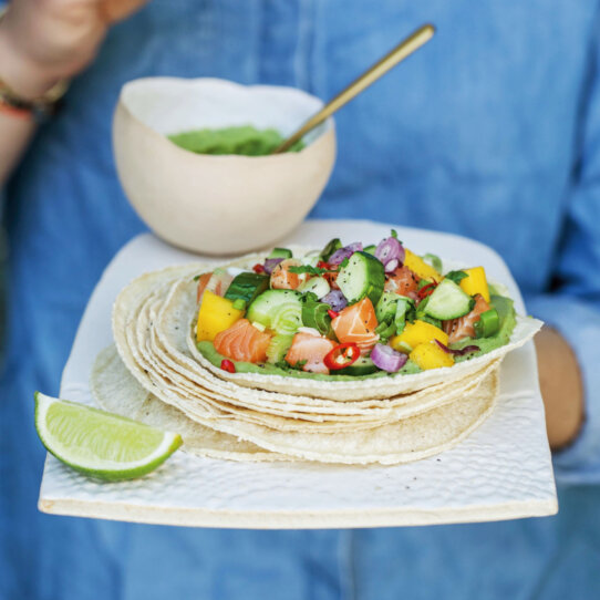 Peruanische Ceviche Pizza aus Pizza ohne Reue
