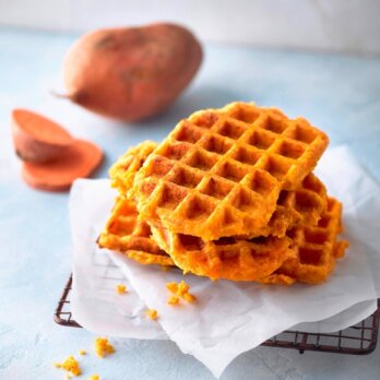 Süsskartoffelwaffeln