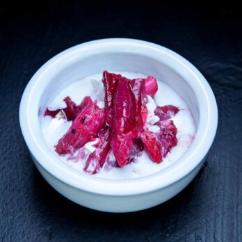 Rezept für kalte Rabarbersuppe Rezept für kalte Rabarbersuppe