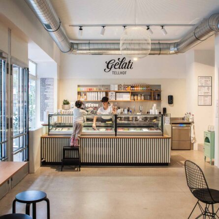 Eisdiele Gelati Tellhof Zürich Eistresen