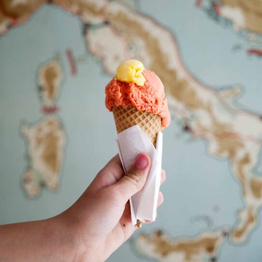 Eisdiele Gelati Tellhof Zürich Eiswaffeln