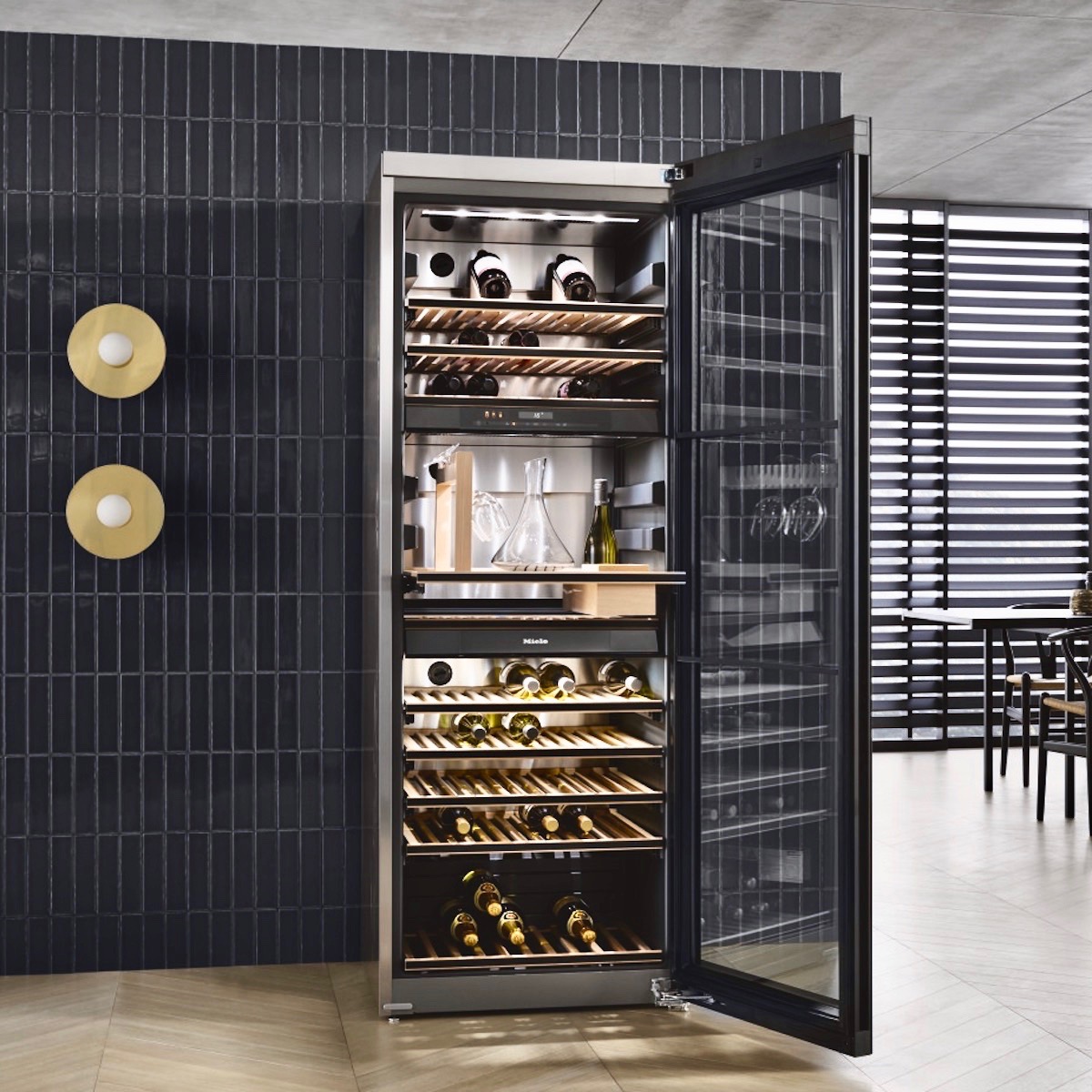 Miele Weinschrank mit drei Temperaturzonen