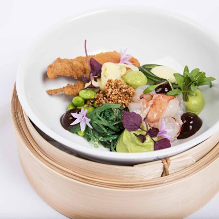 Hummermenü im Restaurant Duke im Hotel Ellington