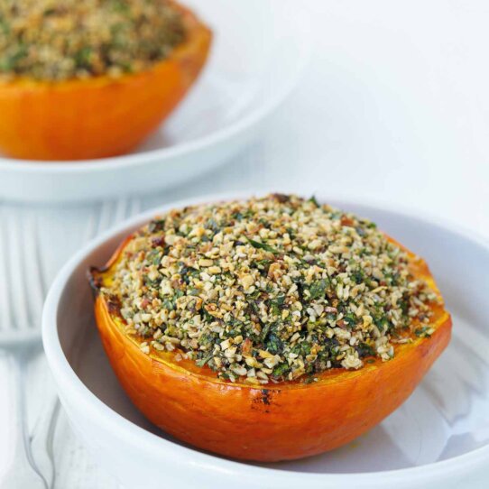 Kürbis mit Quinoafüllung Kürbis mit Quinoafüllung