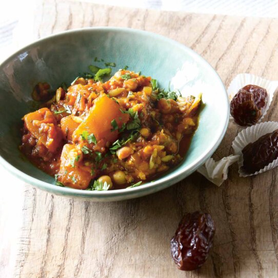 rezept nordafrikanischer kürbis-kichererbsen-eintopf
