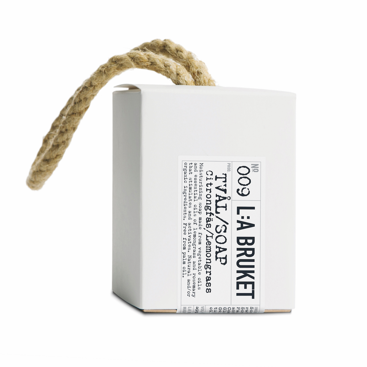 LA BRUKET N°009 Kordelseife Lemongrass 240g LA BRUKET N°009 Kordelseife Lemongrass 240g