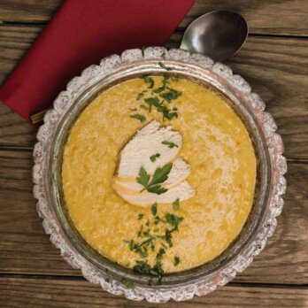 Hühner-Curry-Suppe für Miss Sophie