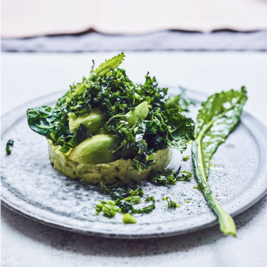 Rezept Schwarzkohl auf Guacamole