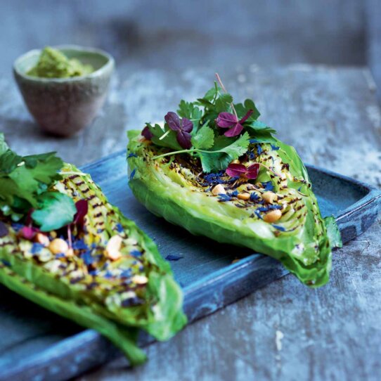 Rezept für gegrillten Spitzkohl Rezept für gegrillten Spitzkohl