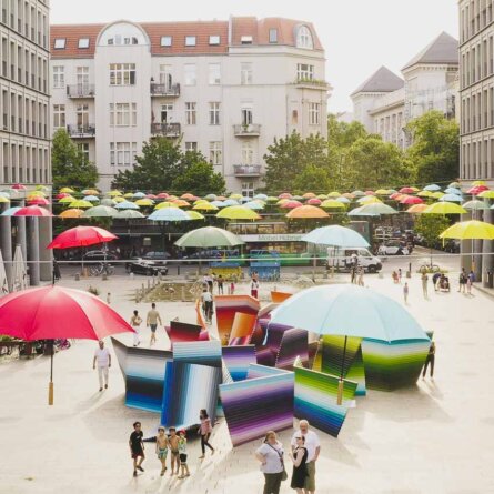 Festival auf dem Walter-Benjamin-Platz in Berlin-Charlottenburg-5