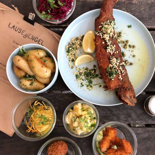 Restaurant Lausebengel in Berlin Salat