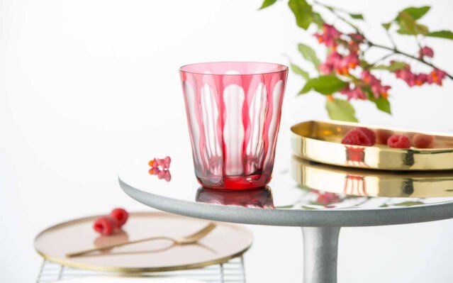 Rotter Glas bei Glasklar Berlin