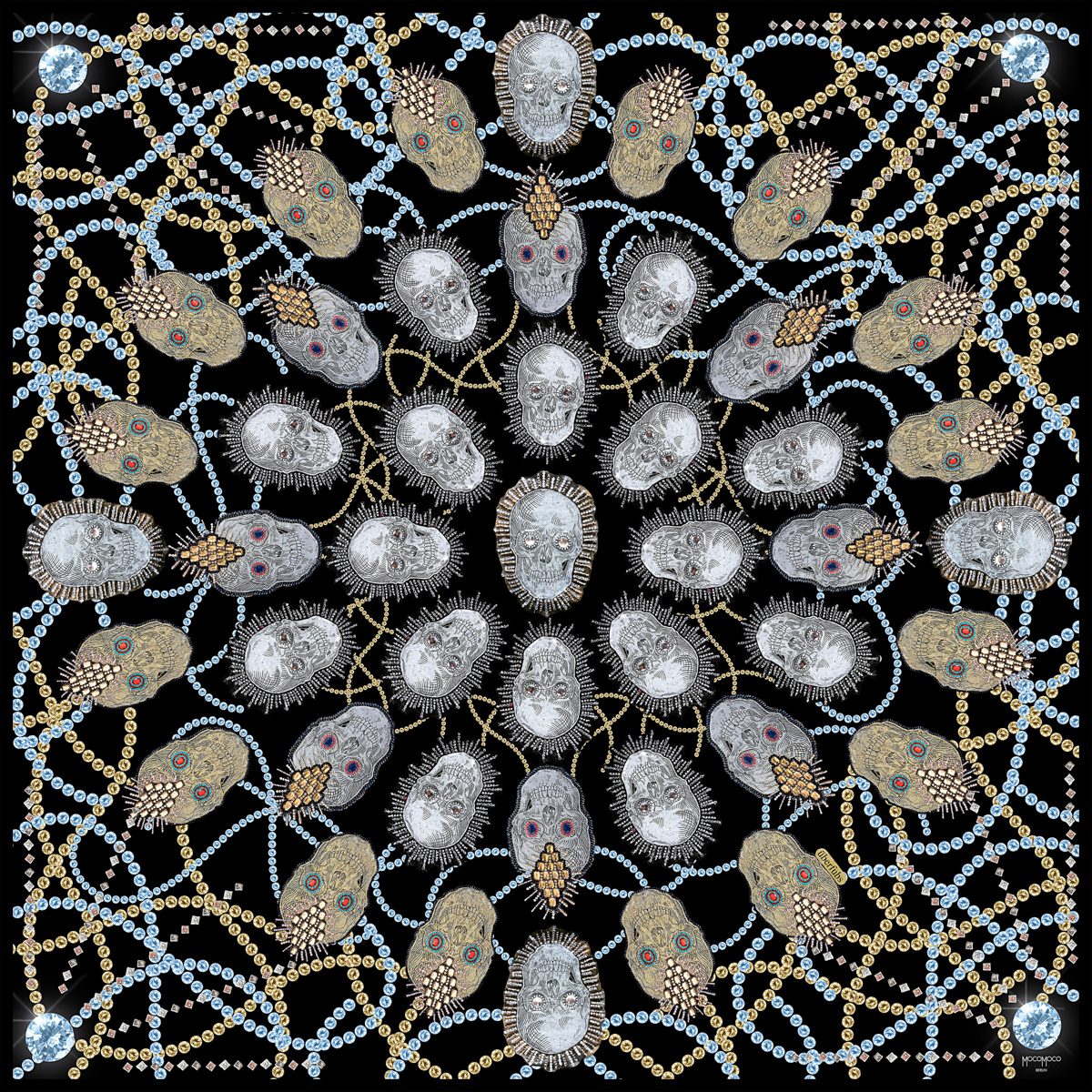 Mocomoco Streetart Seidentücher-3