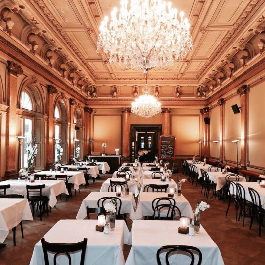 Grand Café im Literaturhaus in Hamburg