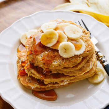 Rezept für Banana-Kokos-Pancakes Rezept für Banana-Kokos-Pancakes