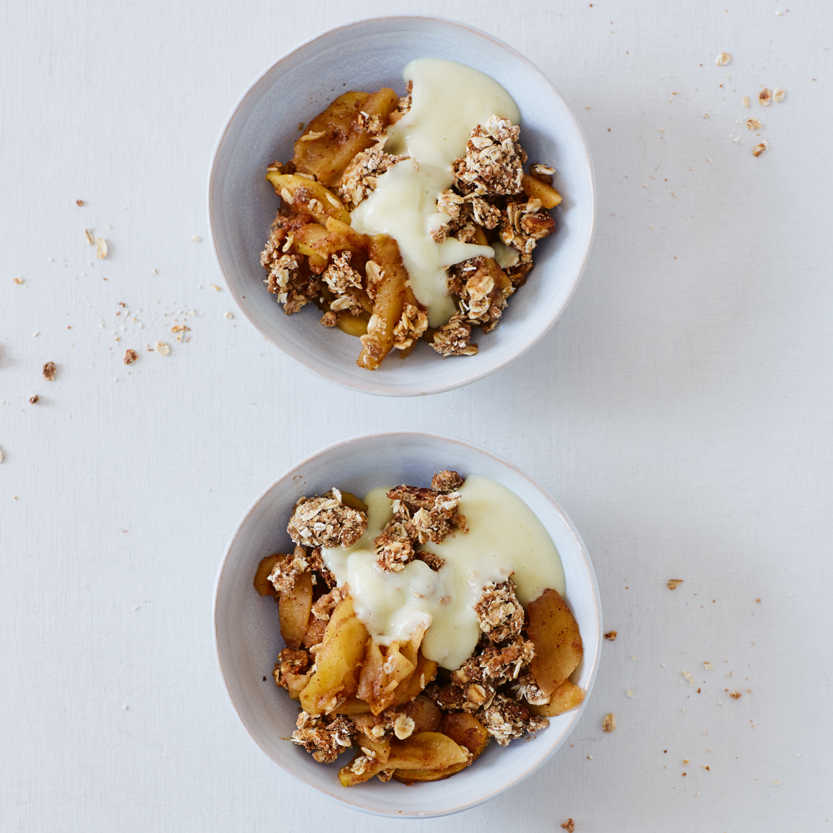 Rezept für Apple Crumble aus Bosh Healthy