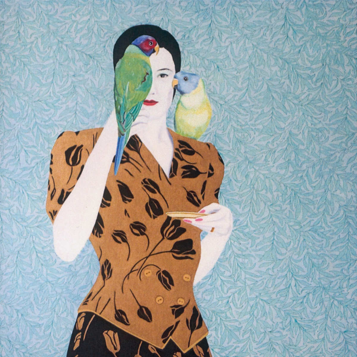 Birgitt Bolsmann, Lady with parrots, 1990, Photo_ Angeline Schube-Focke