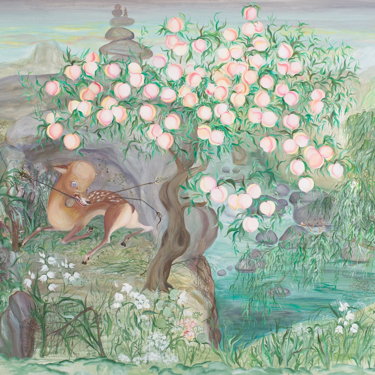 Yeesookyung, Past Life Regression Painting – Two Different Possibilities, 2016, Courtesy the artist Yeesookyung, Photo_ Yang Ian Yeesookyung, Past Life Regression Painting – Two Different Possibilities, 2016, Courtesy the artist Yeesookyung, Photo_ Yang Ian