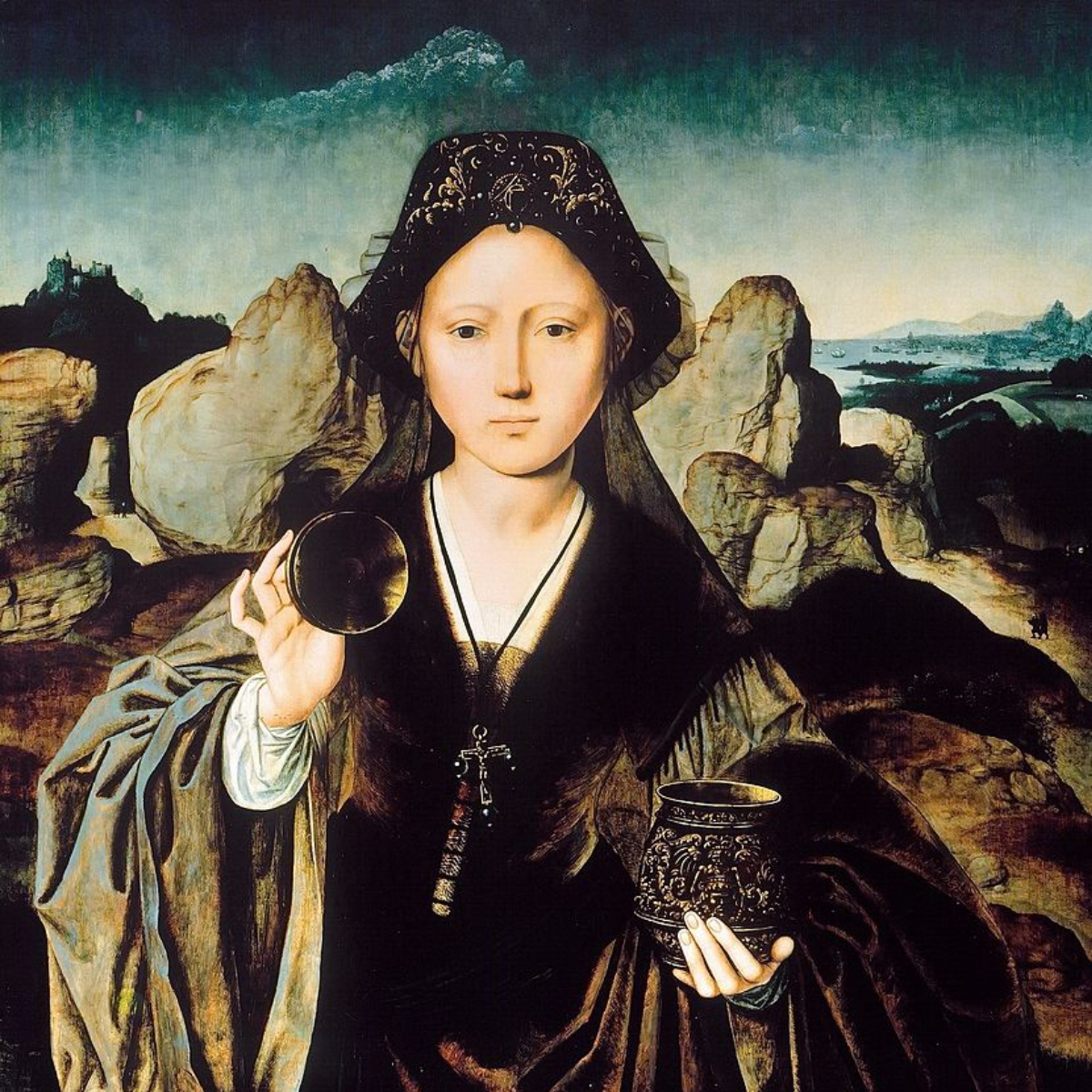 Meister der Mansi - Magdalena - Ste Maria Magdalena - 1525 - XVI th Jahrhundert - flmische Schule – Gemaeldegalerie – Berlin