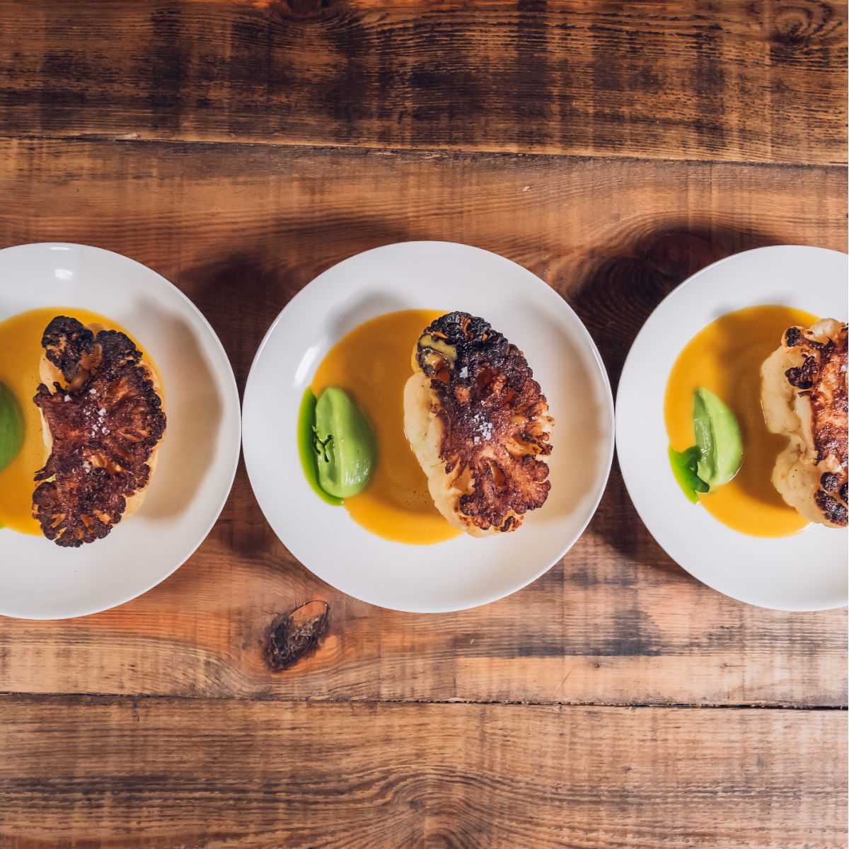 Lila Restaurant Berlin Blumenkohl