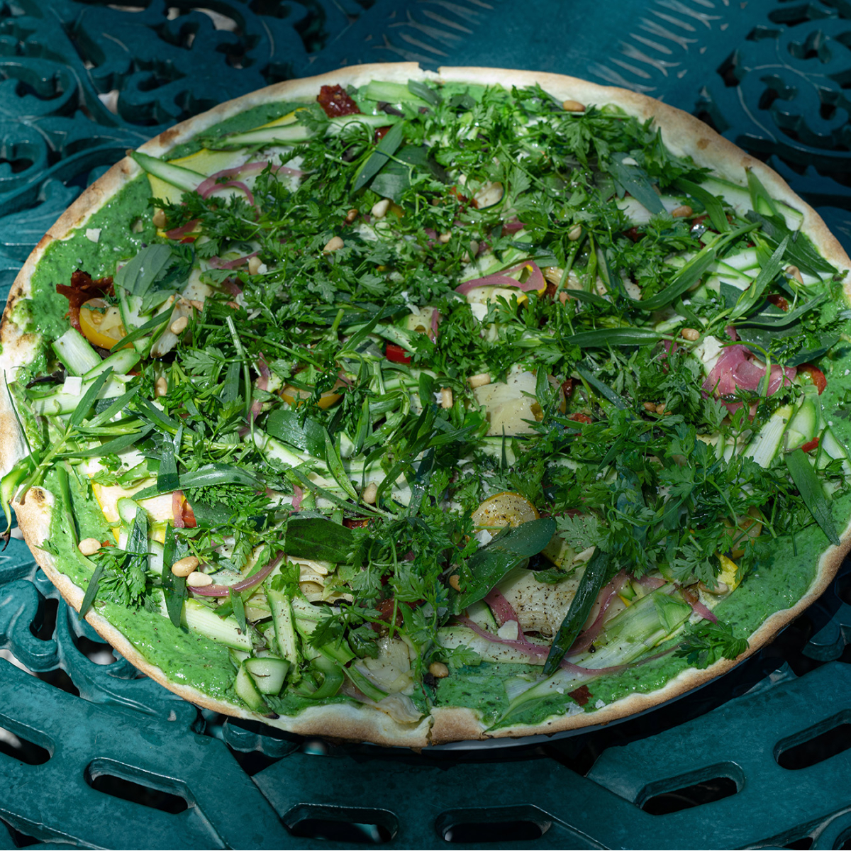 Biergarten Sonne Dolder Zuerich Flammkuchen