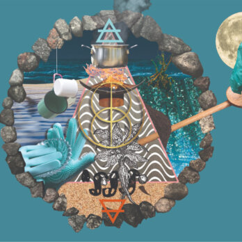 Coven Berlin, Daniela Bershan and Sabrina Seifried, Reproductive Cycle collage. © Daniela Bershan and Sabrina Seifried