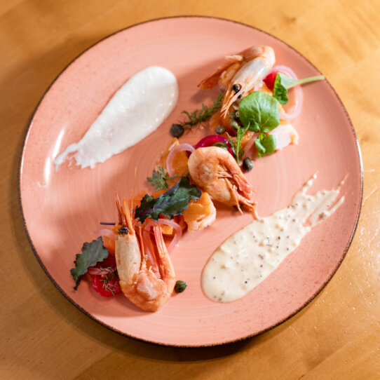 Weisse Rose Zuerich Garnelen