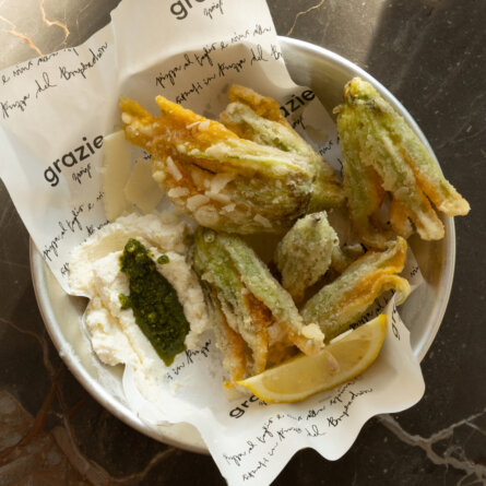 Grazie Zurigo Zucchiniblueten