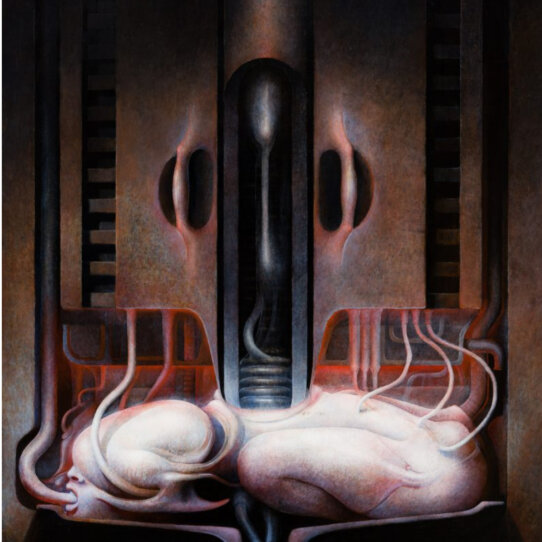 Hommage, Oe-S. Beckett, 1969, HR Giger