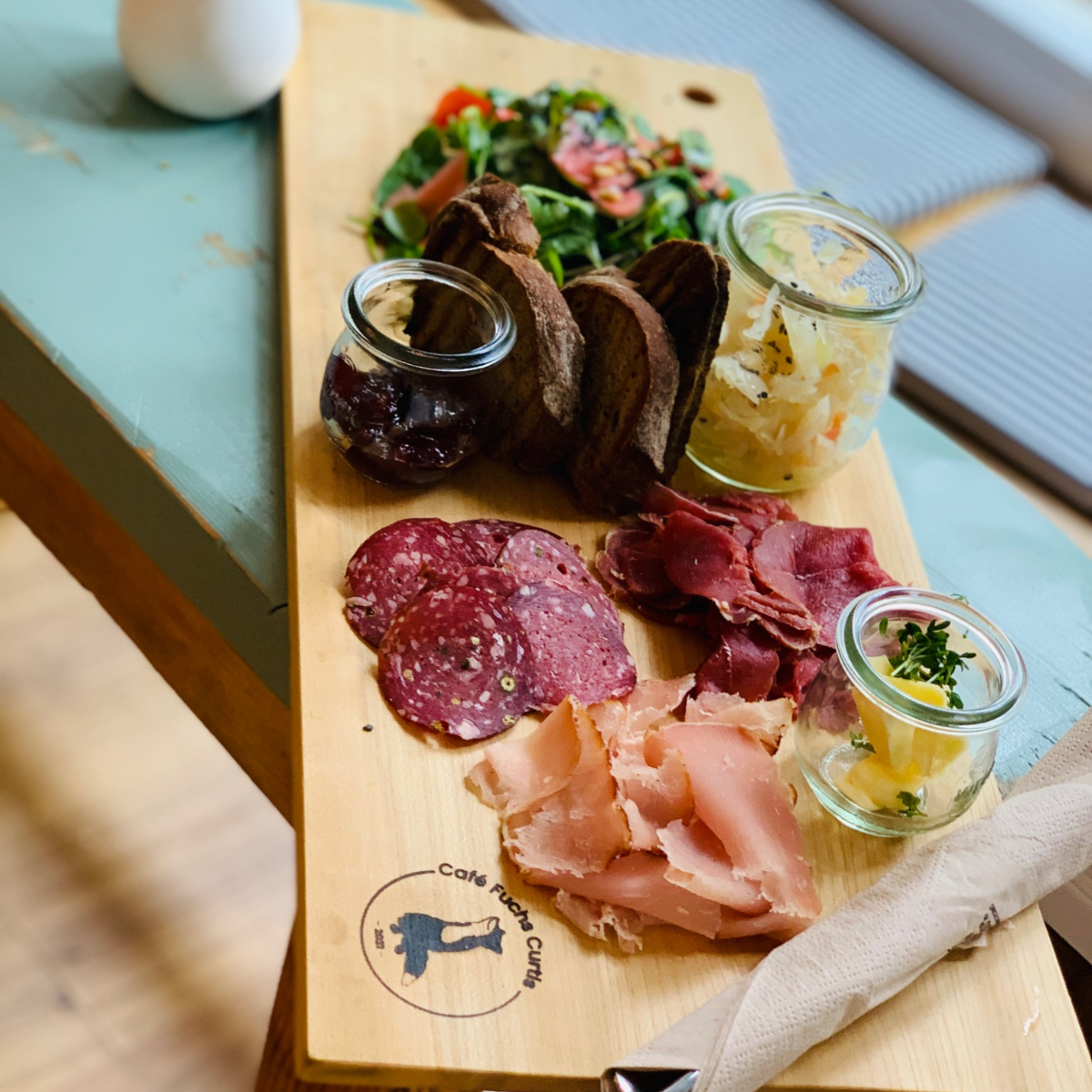 Wildplatte Cafe Fuchs Curtis Berlin Lichterfelde