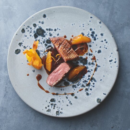 Entenbrust mit Kuerbis Christoph Rueffer Zuhause kochen und geniessen