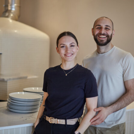 Sarah und Musa The Grain Pizza Berlin Prenzlauer Berg