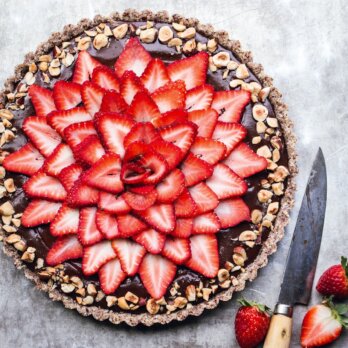 Schoko_Haselnuss_Tarte_ Bakerita © Rachel Conners Schoko_Haselnuss_Tarte_ Bakerita