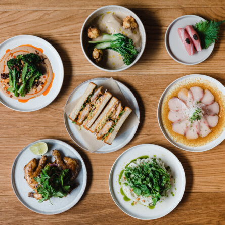 Verschiedene Gerichte Brasserie November Berlin