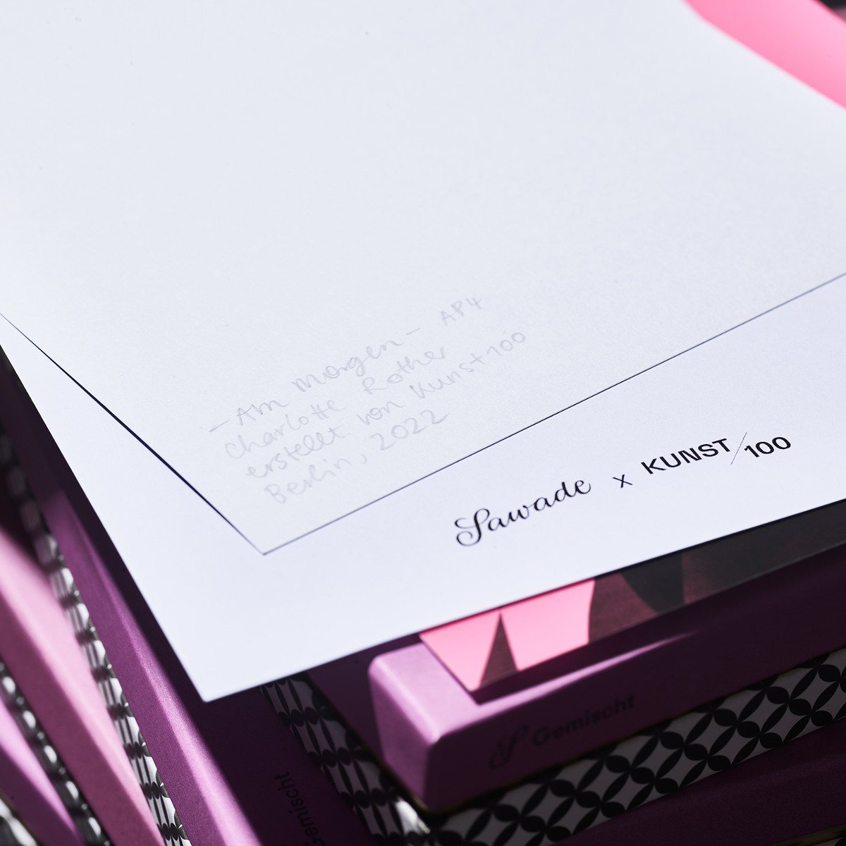 Kunst100 x Sawade Signatur