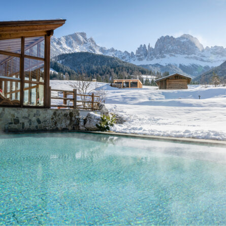 Pool im Winter Cyprianerhof Dolomit Resort, Guenter Standl