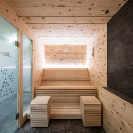 Zirben-Bio Sauna Alpin & Relax Hotel DAS GERSTL I Florian Andergassen