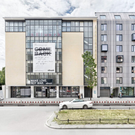 Blickfang Designmesse Berlin I stilwerk KantGaragen I Fassade I Foto-Ken Schluchtmann