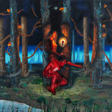 Paris Giachoustidis I The abduction of Paris I 2023 I Oil and Acrylic on canvas