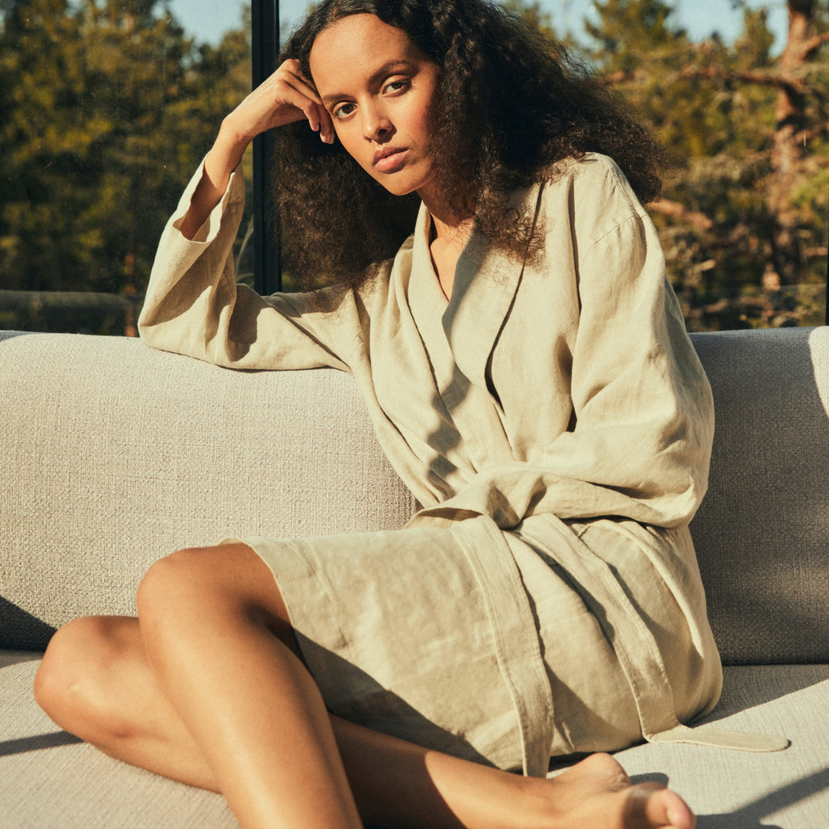 Singular Society Leinenkleid