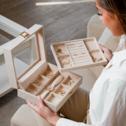 Diwna Schmuckkasten Champagner