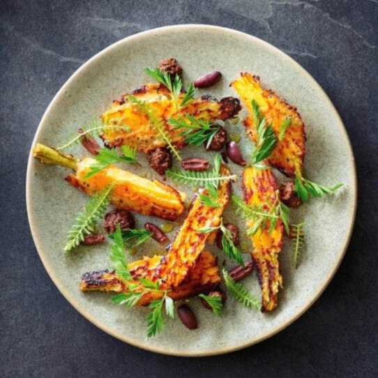 Knusprige Umami-Möhren_School of Taste Veggie