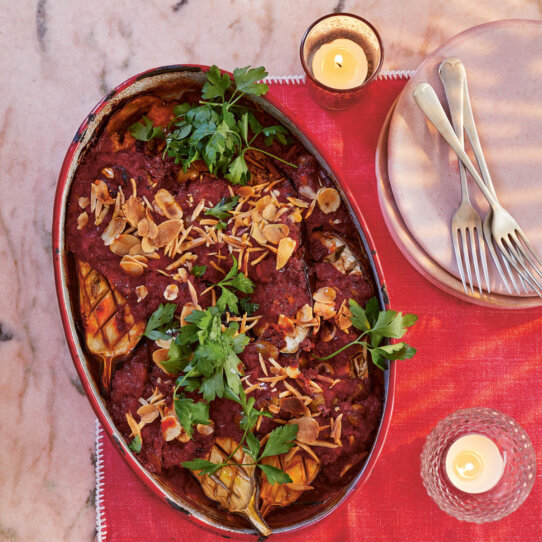 Würzige Auberginen ©Luke Albert