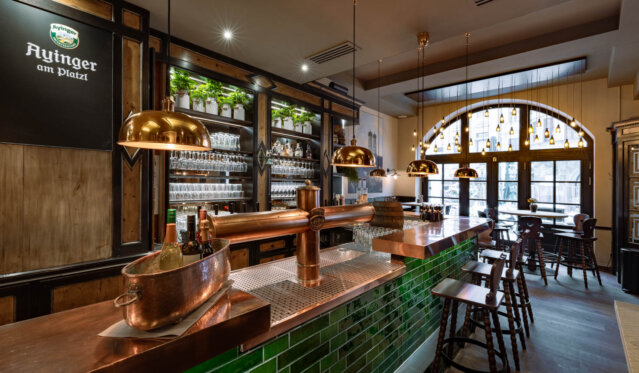 Ayinger am Platzl Interieur