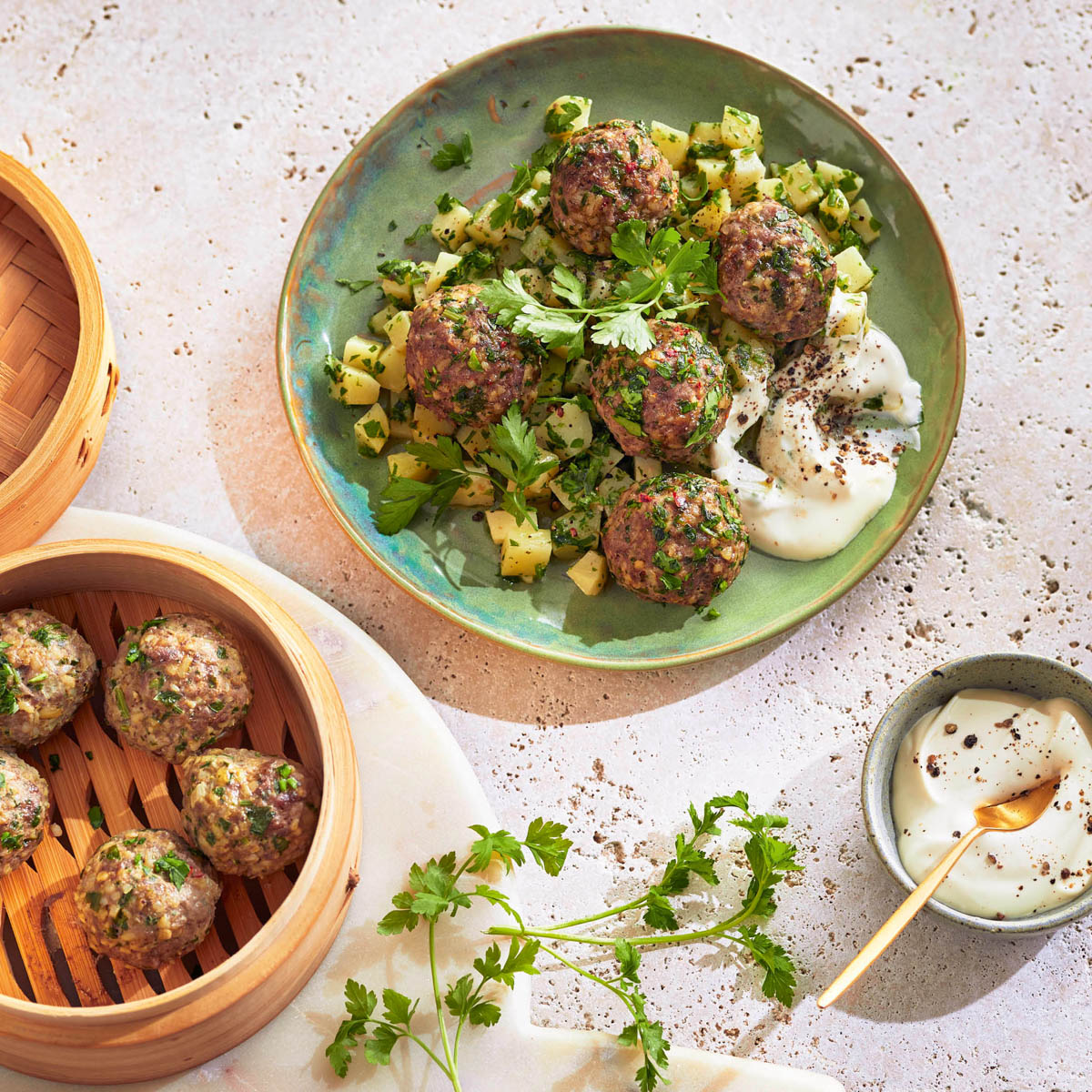 Petersilienklößchen aus So kochen wir am liebsten Petersilienklößchen aus So kochen wir am liebsten
