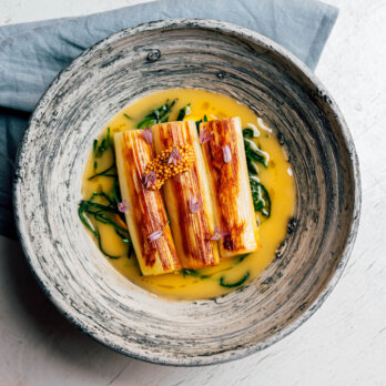 Geschmorter Lauch Geschmorter Lauch