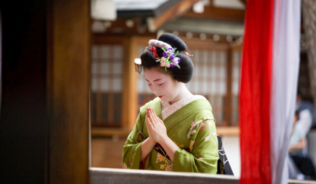 maiko geisha Kyoto Japan May 18th 2008